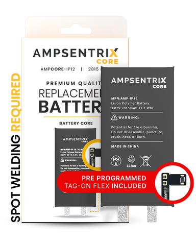 Batería iPhone 12 Mini sin flex con Tag On Ampsentrix – UMX