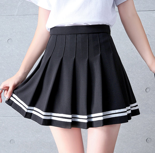 Preppy Tennis Skirt - Clever Girl Fashion