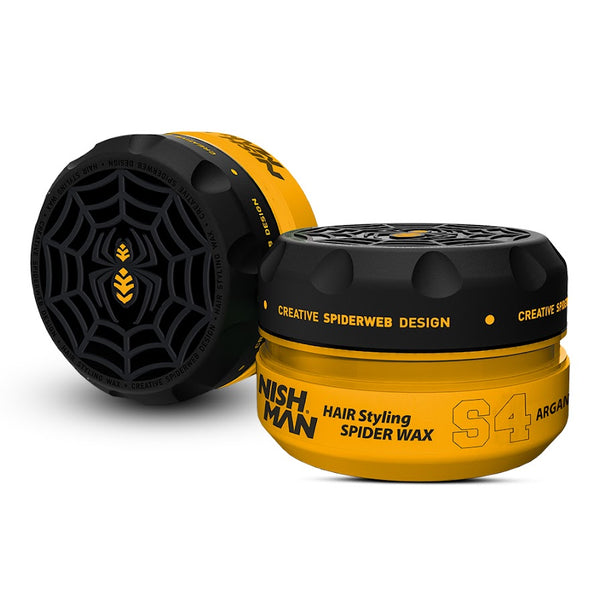 Nishman Hair Styling Series  Hair Wax (150ml - S1 BlackWidow Spider Wax) 