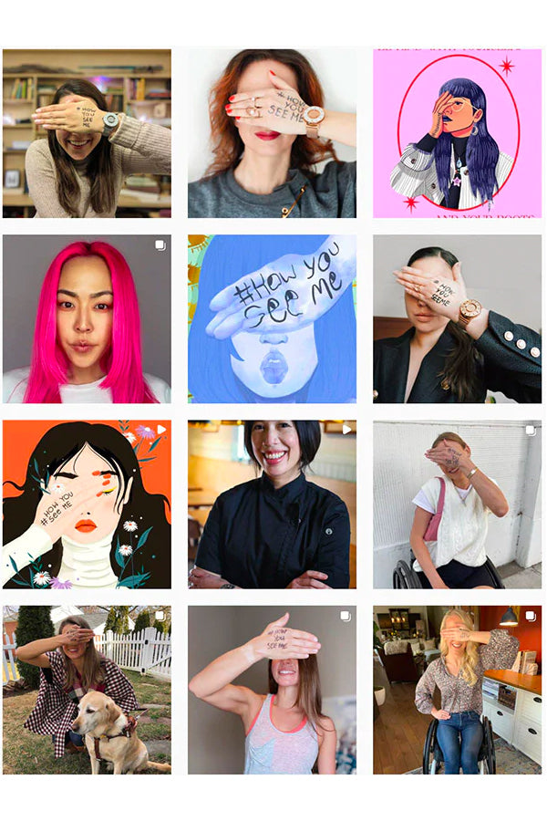 Twelve individuals from our 2021 IWD #HowYouSeeMe campaign. Click image to go to microsite.