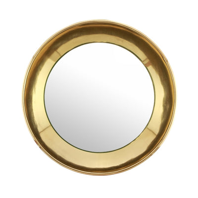 Roper Mid Century Modern Gold Frame Decorative Wall Mirror – West Mirrors