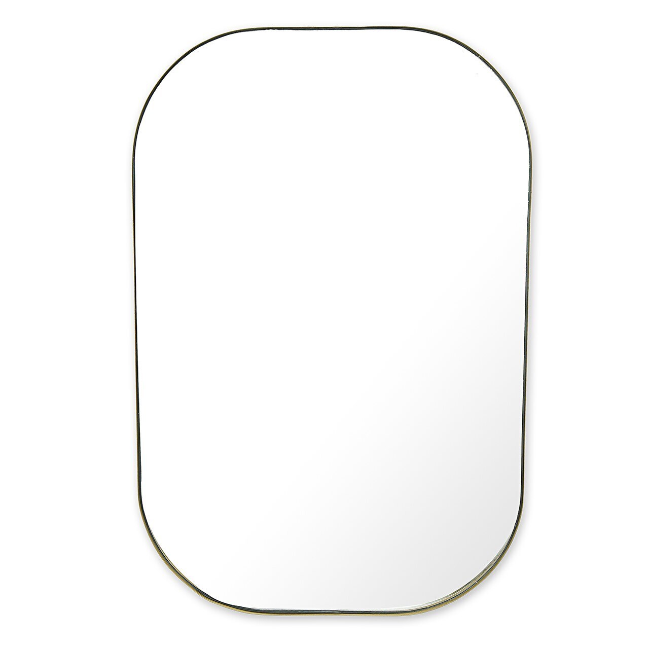 Roper Mid Century Modern Gold Frame Decorative Wall Mirror – West Mirrors