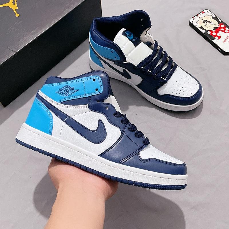 searchsimpleluxury NIKE Air Jordan 1 AJ1 Mid casual sports baske