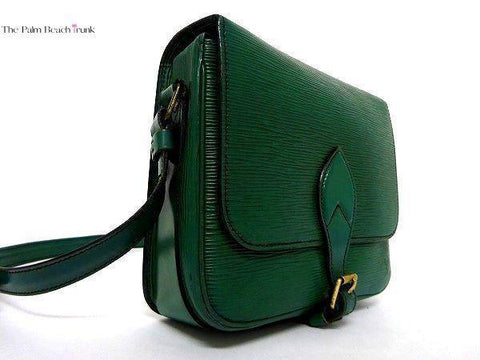 Louis Vuitton Borneo Green Epi Leather Cartouchiere MM - The Palm Beach  Trunk Designer Resale and Luxury Consignment