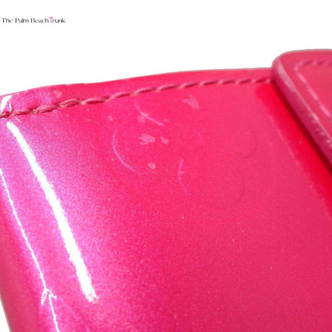 Patent leather wallet Louis Vuitton Pink in Patent leather - 27476785