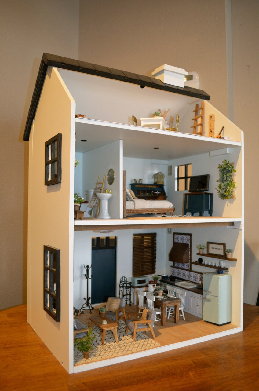 handcrafted doll houses
