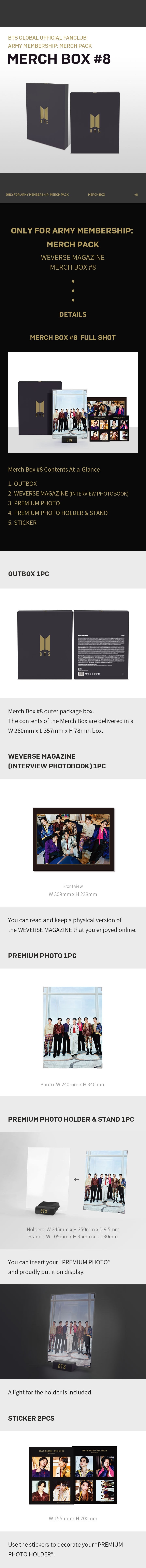 BTS - MERCH BOX #8 – Bora Clover