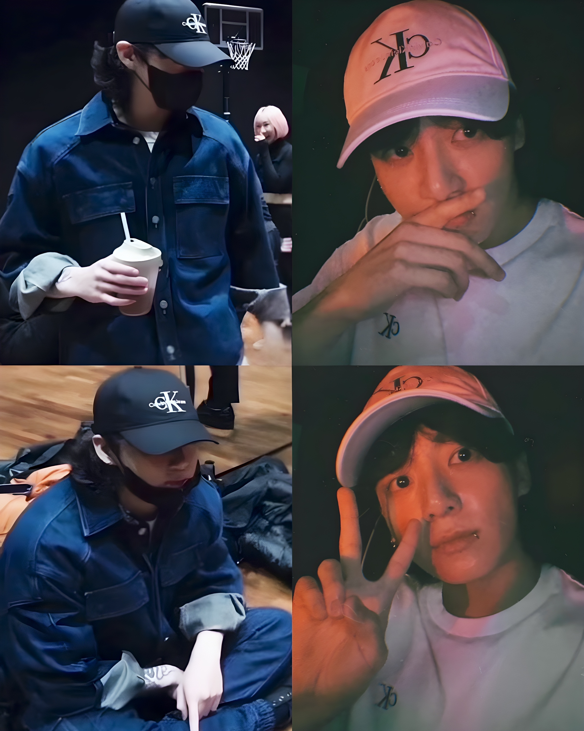 BTS JUNGKOOK X CALVIN KLEIN UNISEX CKJ MONOGRAM EMBROIDERY BALL CAP – Bora  Clover