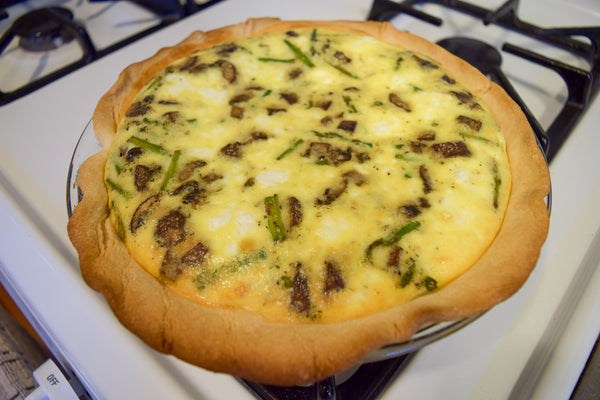 quiche with goat cheese