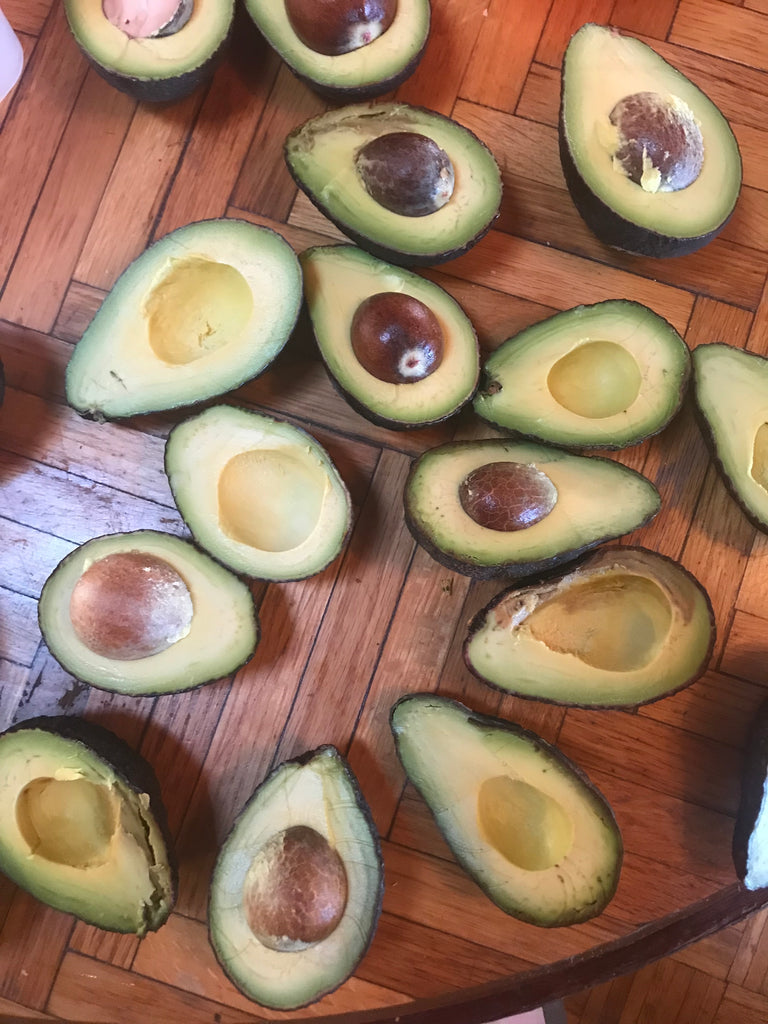 Stepladder avocados