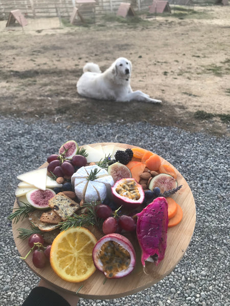 cheese and fruit platter