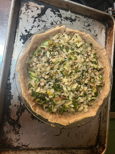 pie before going in the oven