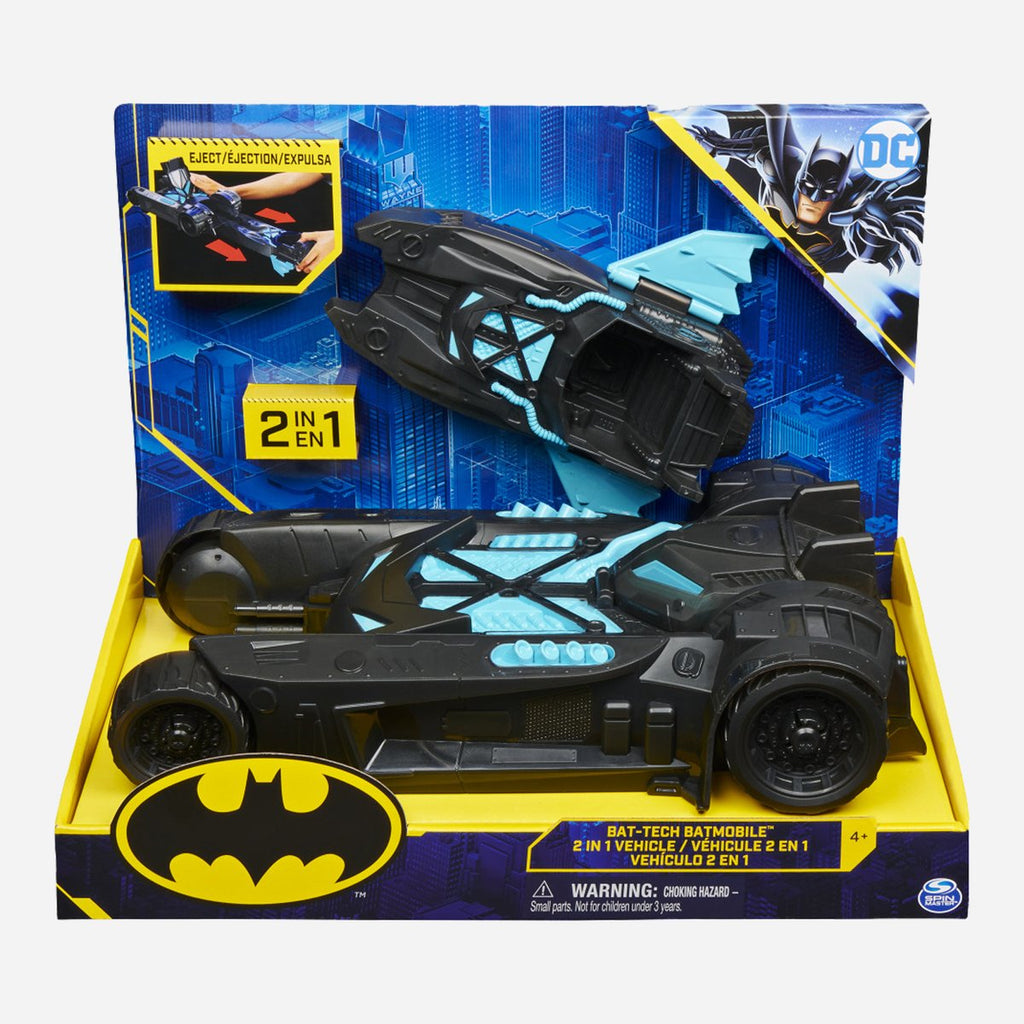 DC Comics: Batman Bat-Tech Batmobile 2-in-1 Vehicle - Ages 4+ – Playful  Minds