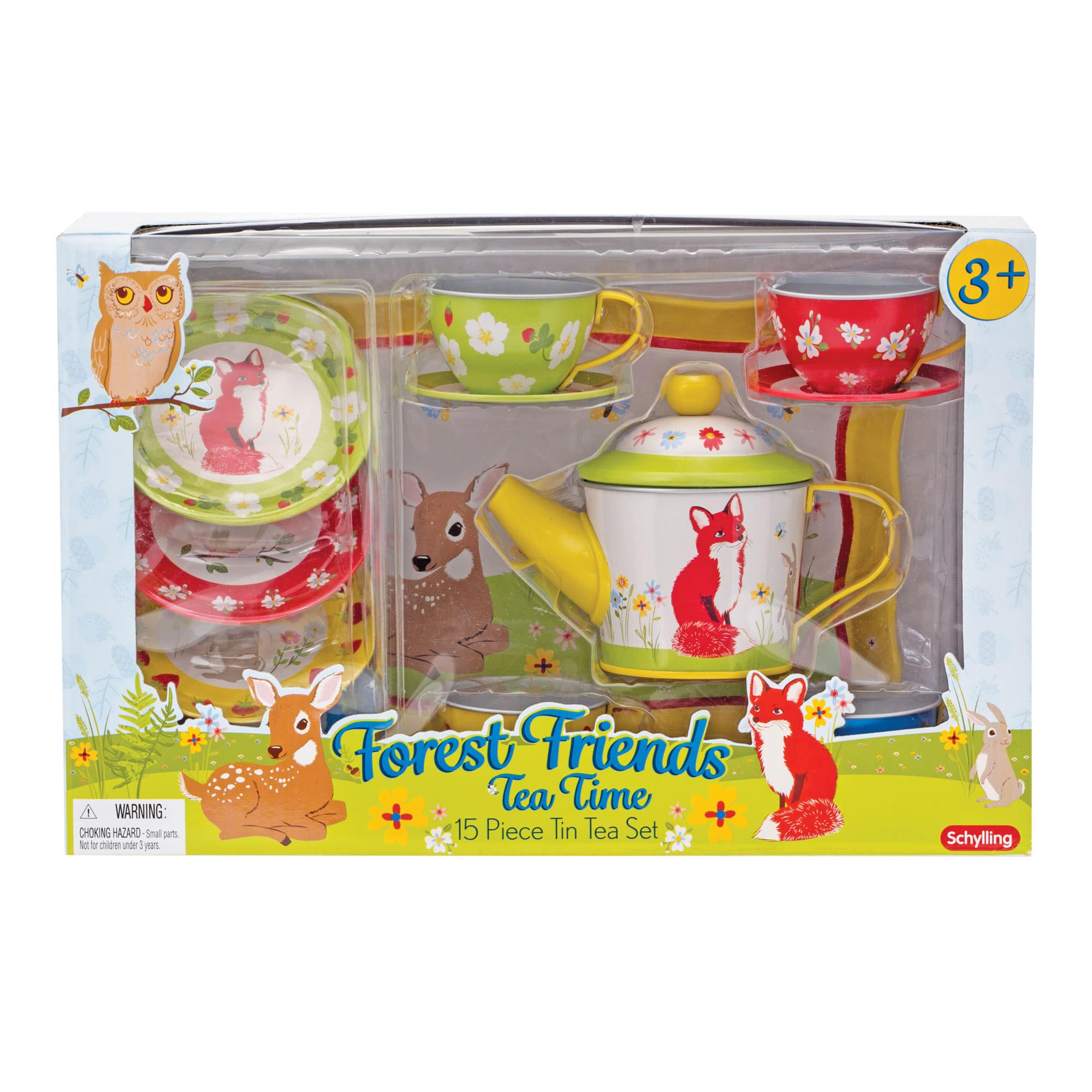 forest friends tea set