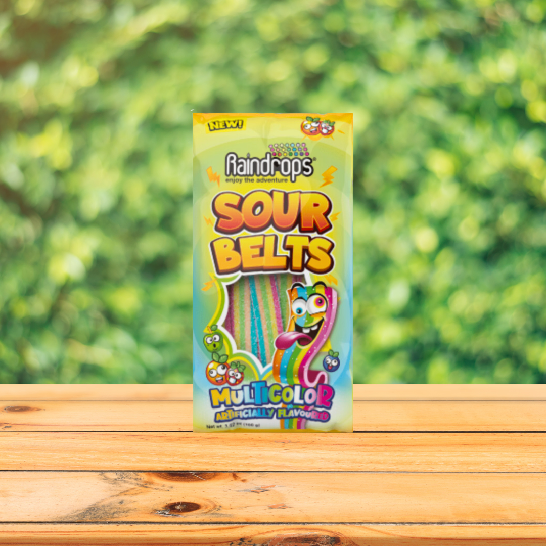 Raindrops Sour Belts | Rainbow
