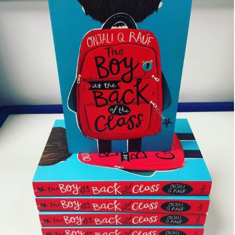 The Boy at the Back of the class by Onjali Rauf. Diverse Key Stage 2 book Teaching Children about Refugee Crisis