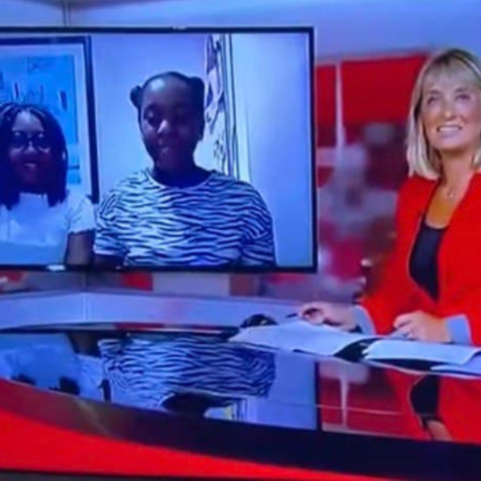 Kirsten & Aiyven Mbawa on BBC Look East TV