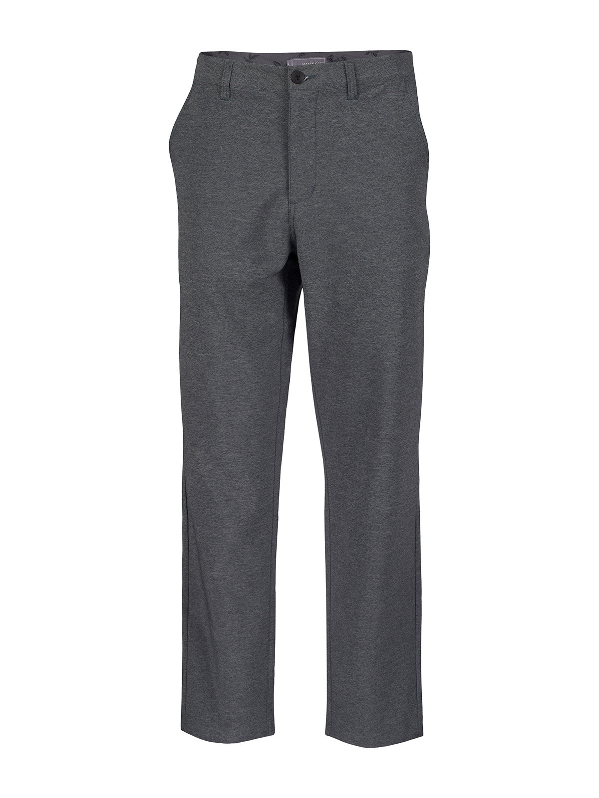 Matte Grey Men's Athletic Wear Trekker Badge Pant in Shadow - Haus of Grey