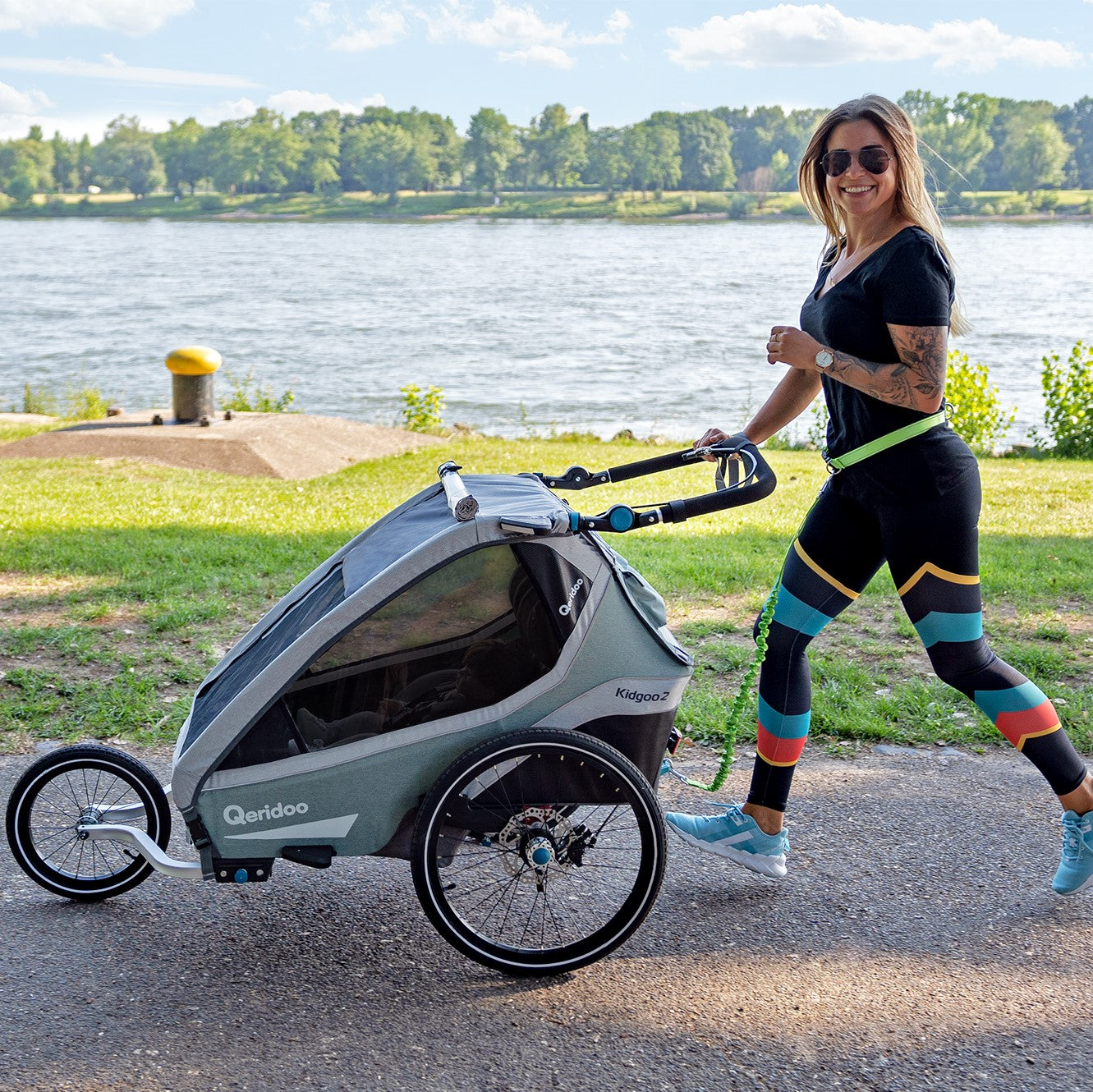 Papilioshop B-Fox Remorque Vélo ou Poussette pour Transport de 1 2 Enfants  (Orange ) : : Bébé et Puériculture