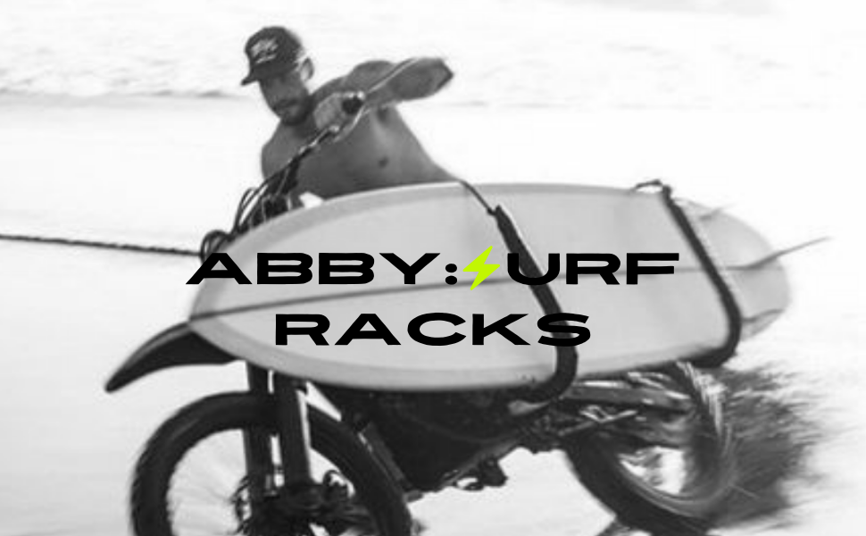 Abby™ Surfboard Bike Surf Rack- Longboard Carrier Bicycle or Motorcycle Rack