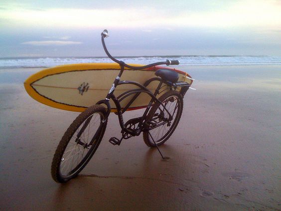 Abby™ Surfboard Bike Surf Rack- Longboard Carrier Bicycle or Motorcycle Rack