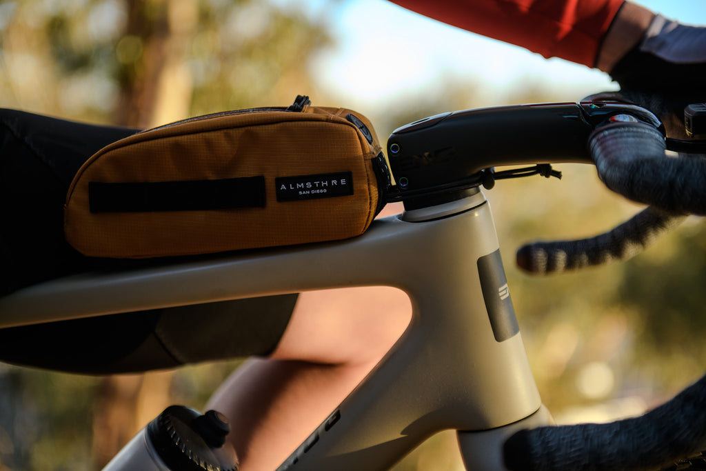 ALMSTHRE Top Tube Cycling Bag, bolt on top tube bag