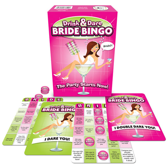 Bride to Be Drink & Dare Bingo