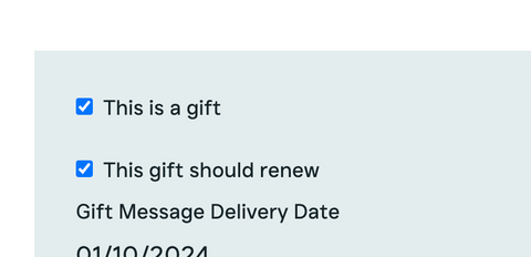 tick box whether to renew