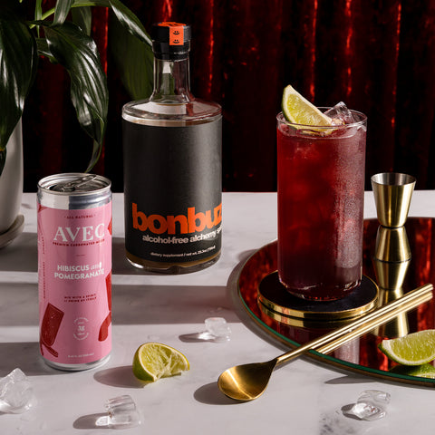 Bonbus and AVEC Hibiscus & Pomegranate