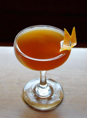 a drink using orange bitters