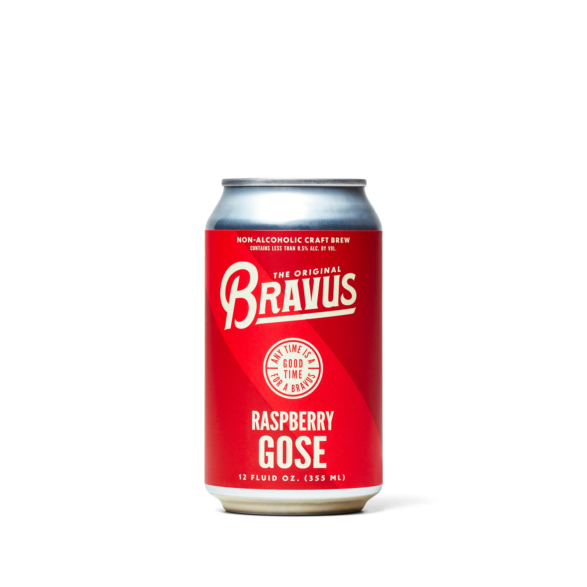 Bravus Brewing - Raspberry Gose Non-Alcoholic Beer 4-pack