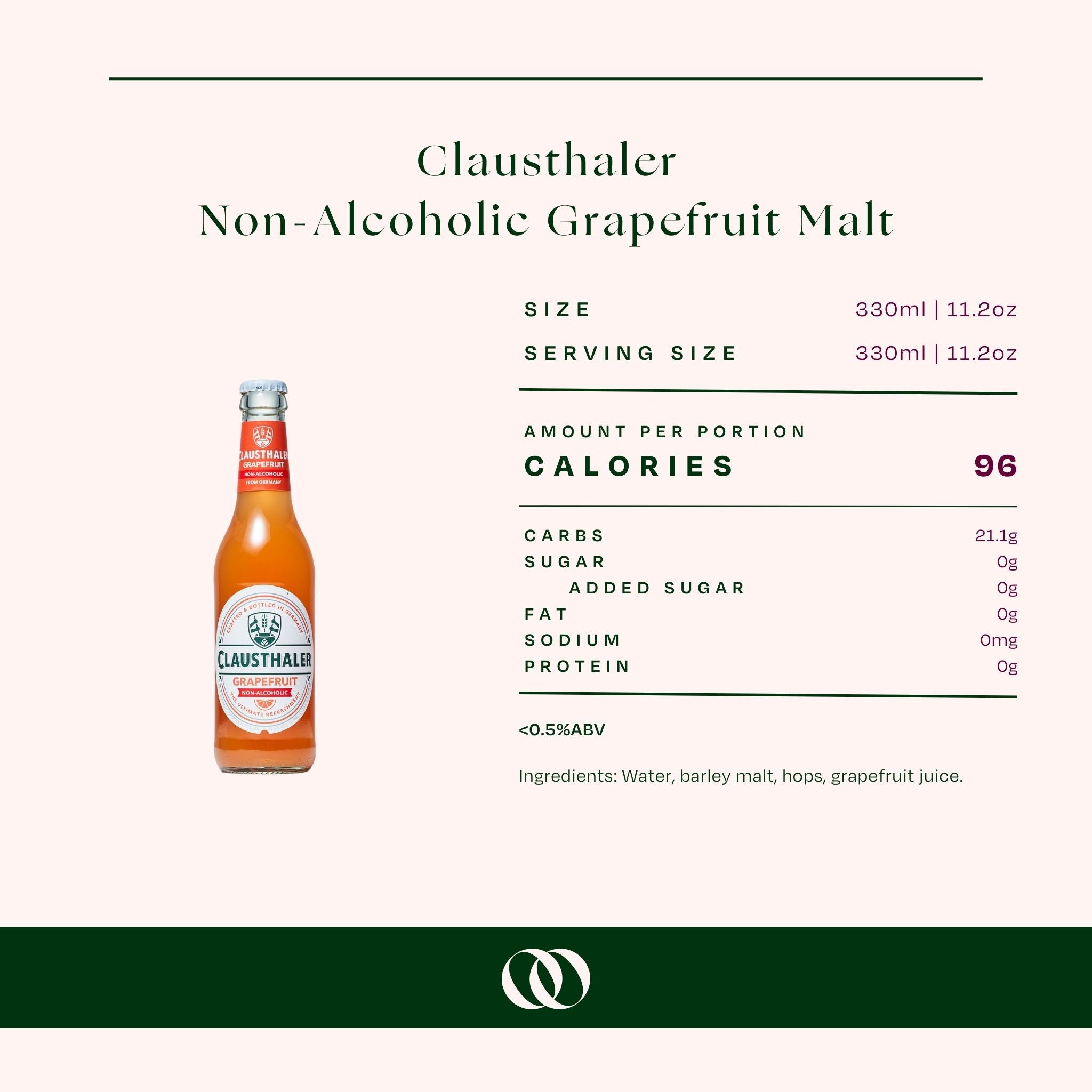 Clausthaler--Non-Alcoholic Grapefruit Malt 6 pack