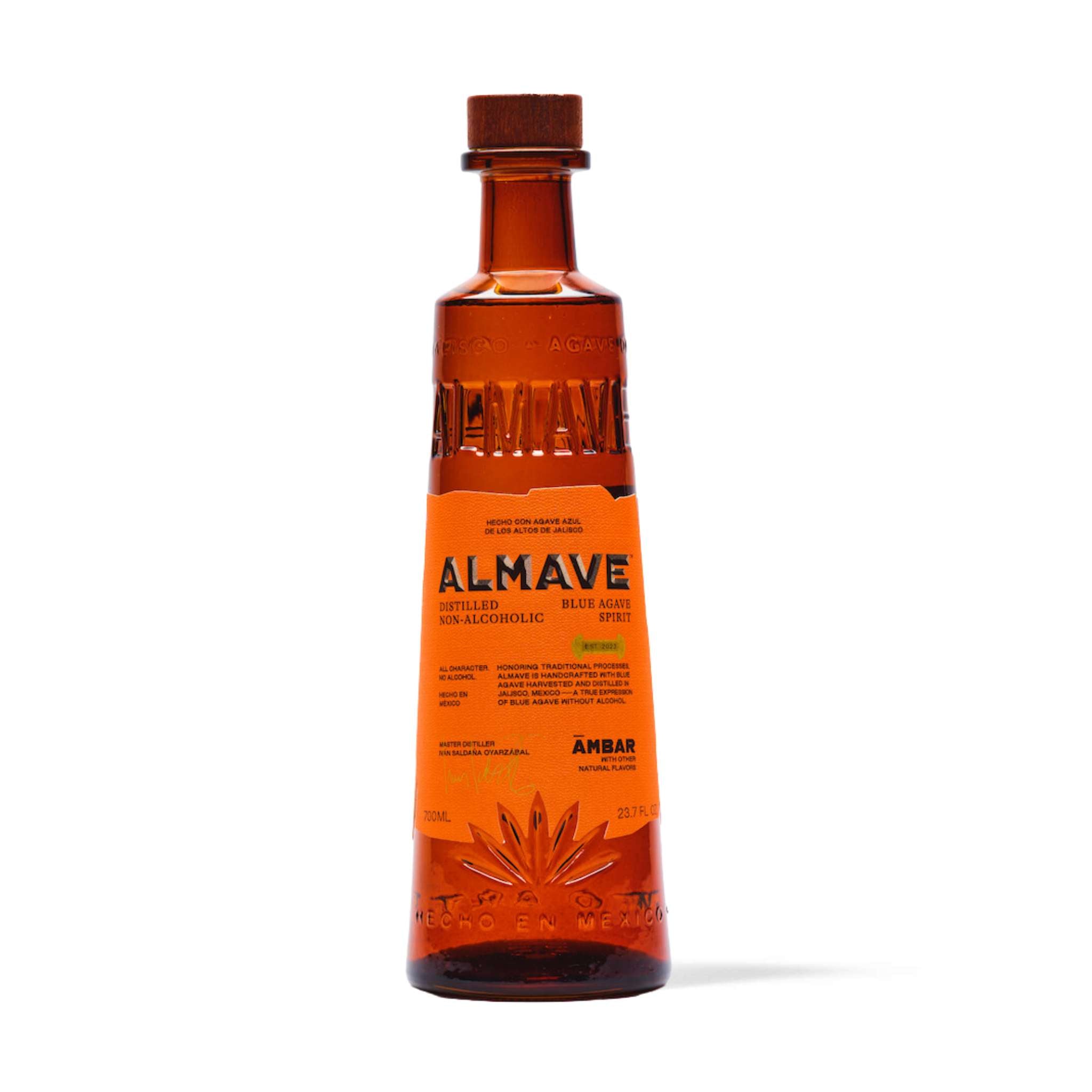 Almave Distilled Ambar Non-Alcoholic Blue Agave Spirit