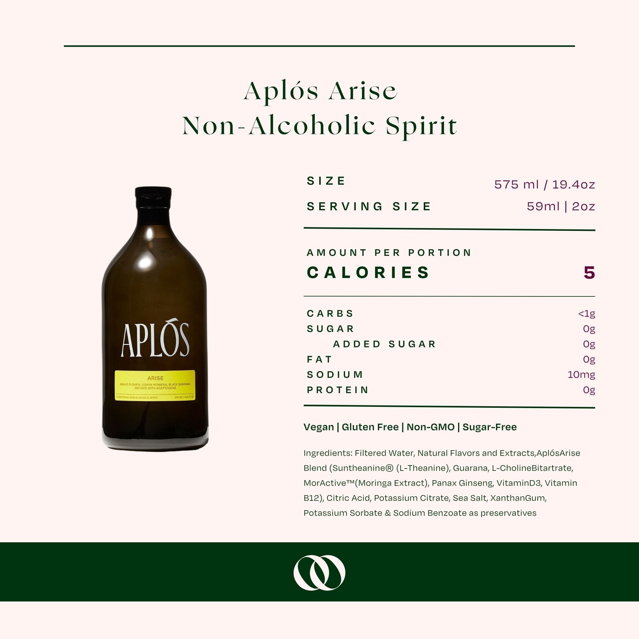 AplÃ³s ARISE Non-Alcoholic Adaptogen-Infused Spirit