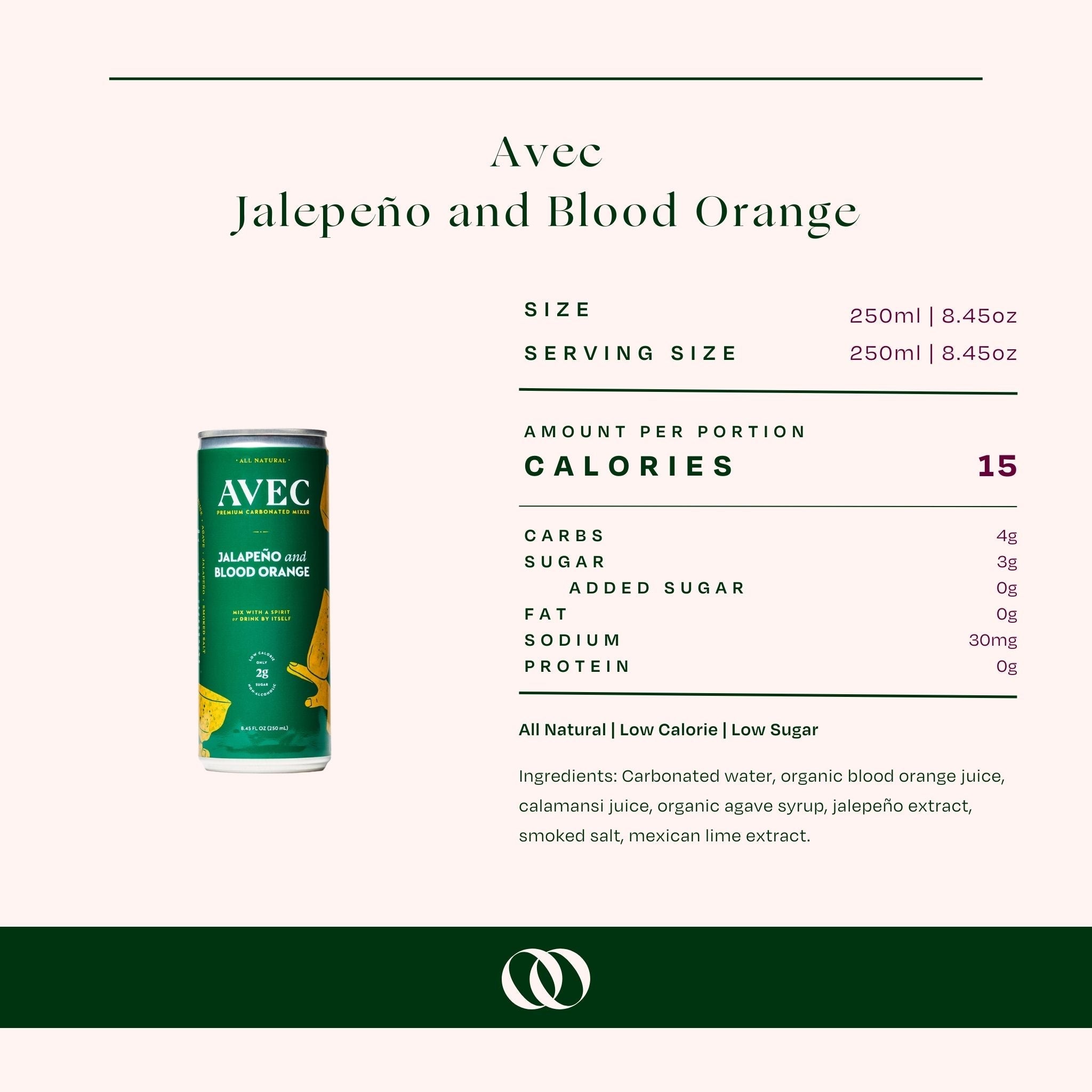 AVEC JalapeÃ±o & Blood Orange Sparkling Beverage (4 pack)