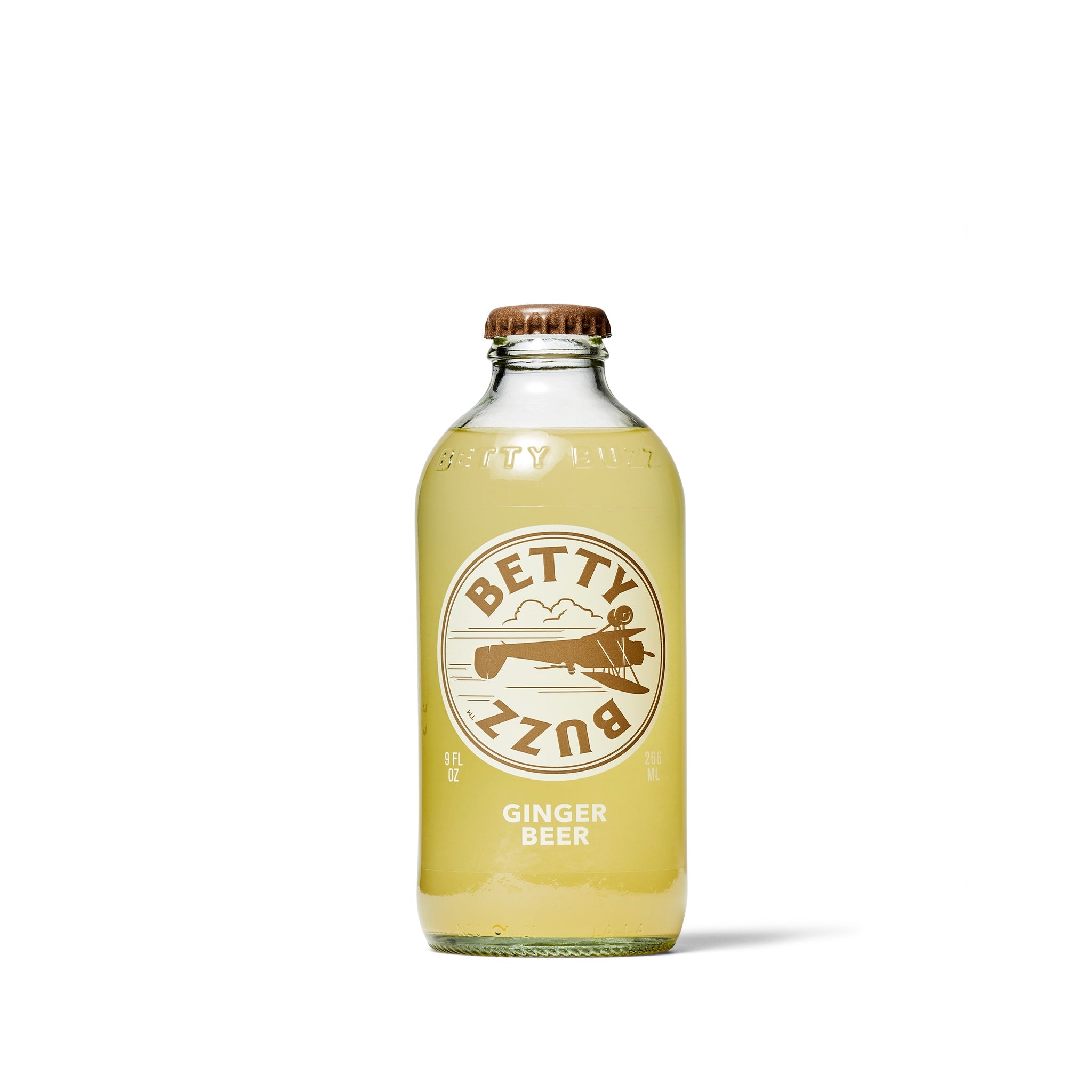 Betty Buzz Non-Alcoholic Ginger Beer (4 pack)