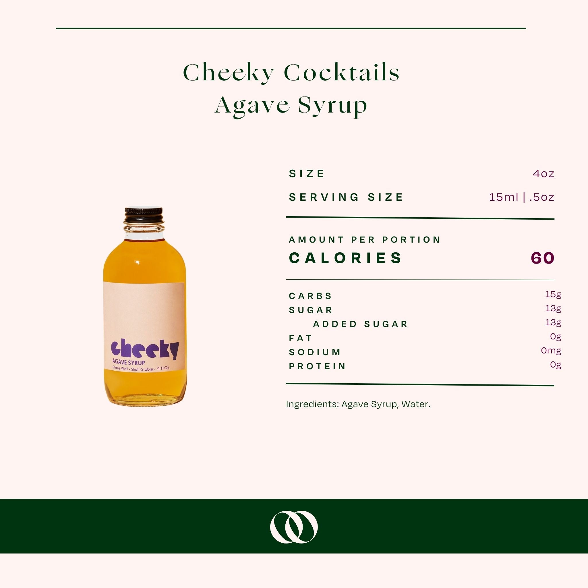 Cheeky Cocktails - Agave Syrup