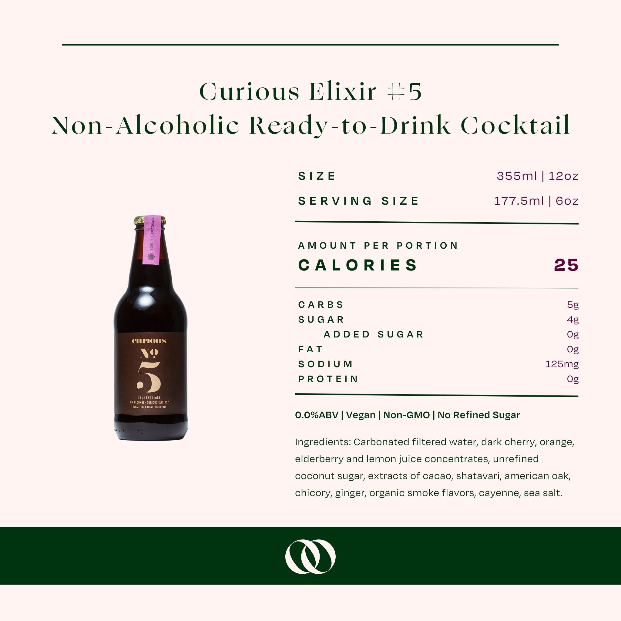 Curious Elixir #5 - Non-Alcoholic Ready-to-Drink Cocktail