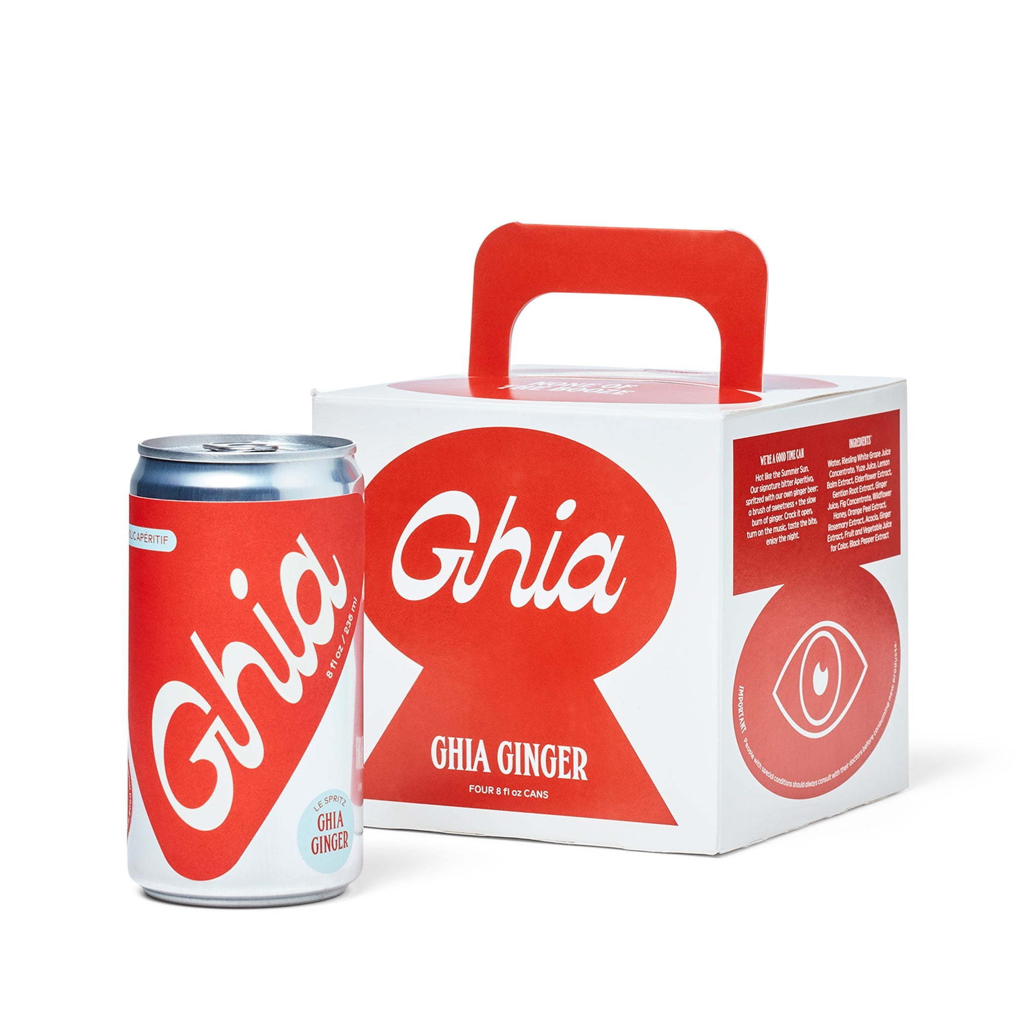 Ghia - Non-Alcoholic Ginger Le Spritz - 4-Pack