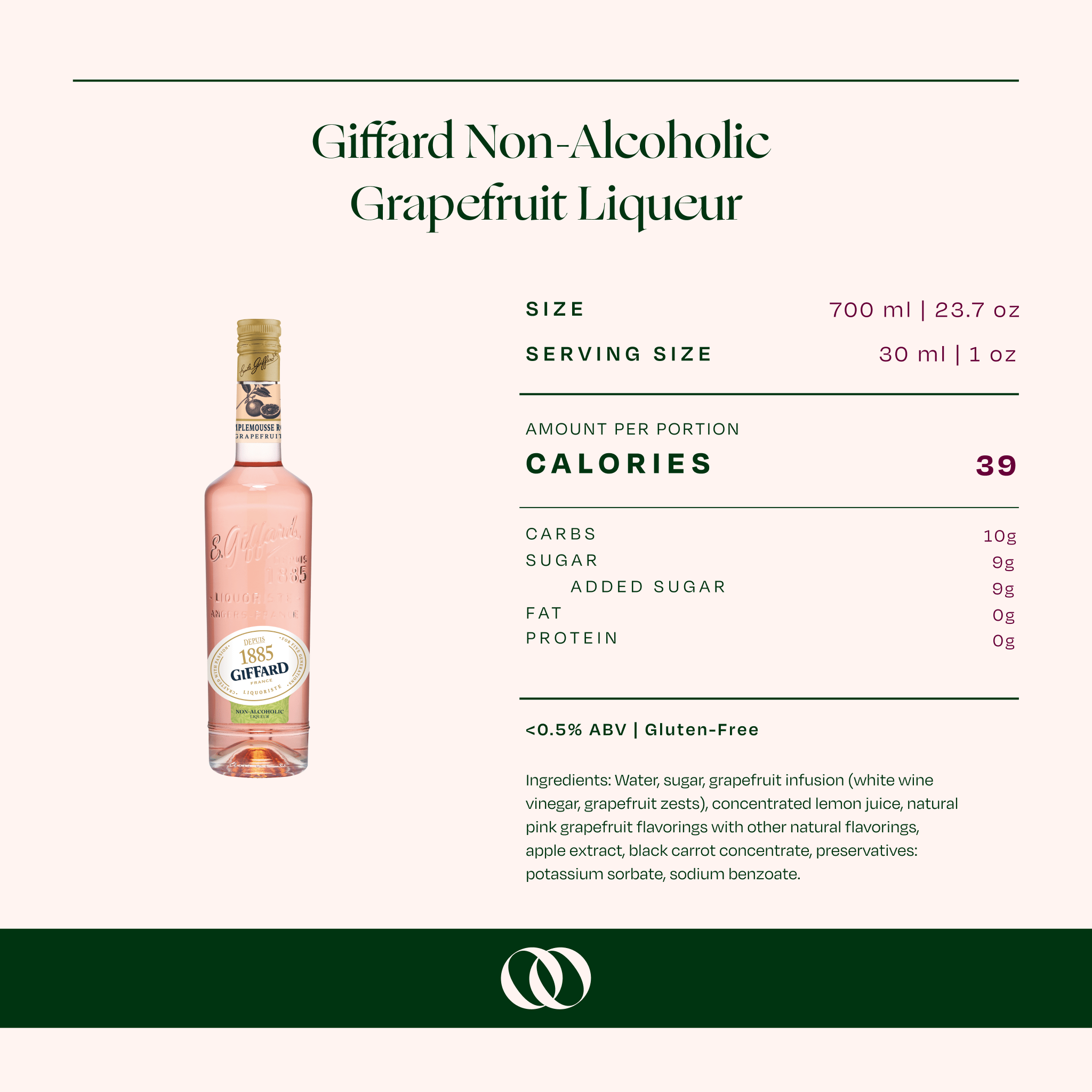 Giffard Non-Alcoholic Grapefruit Liqueur