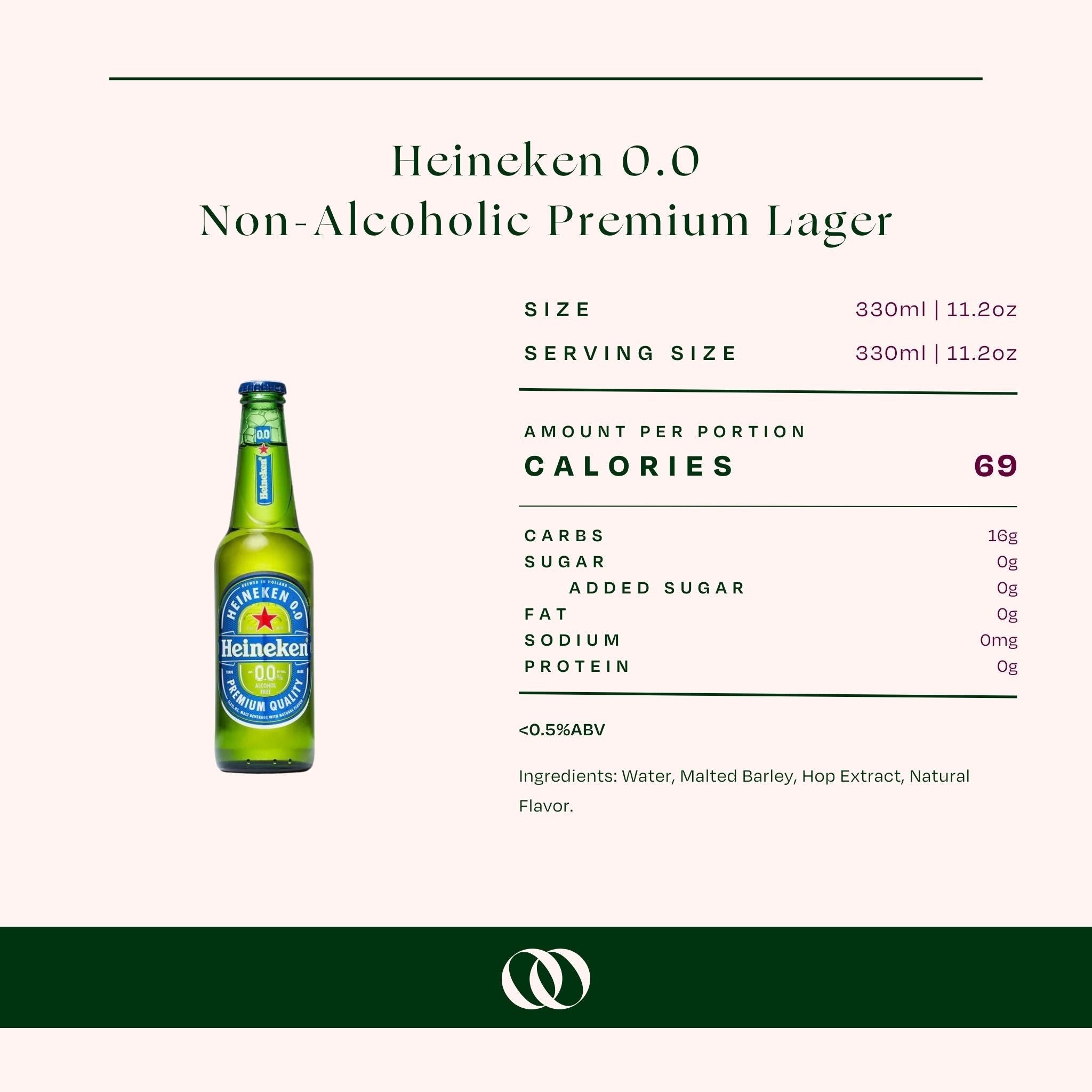 Heineken 0.0 - Non-Alcoholic Premium Lager - 6-pack