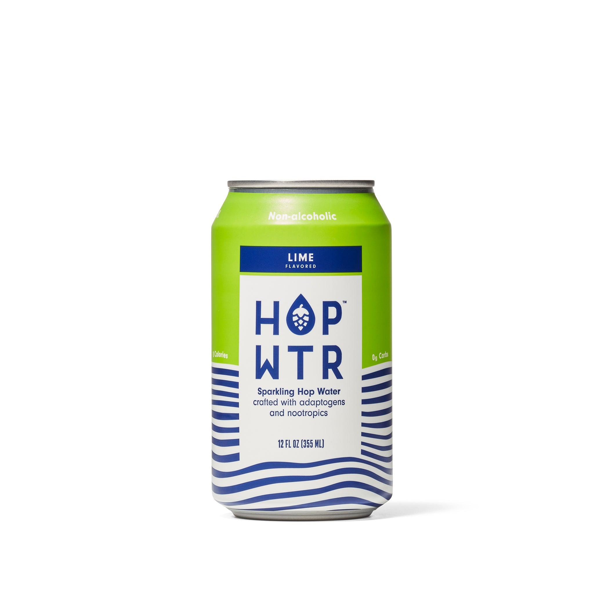 HOP WTR - Lime - Non-Alcoholic Sparkling Hop Water - 6 Pack