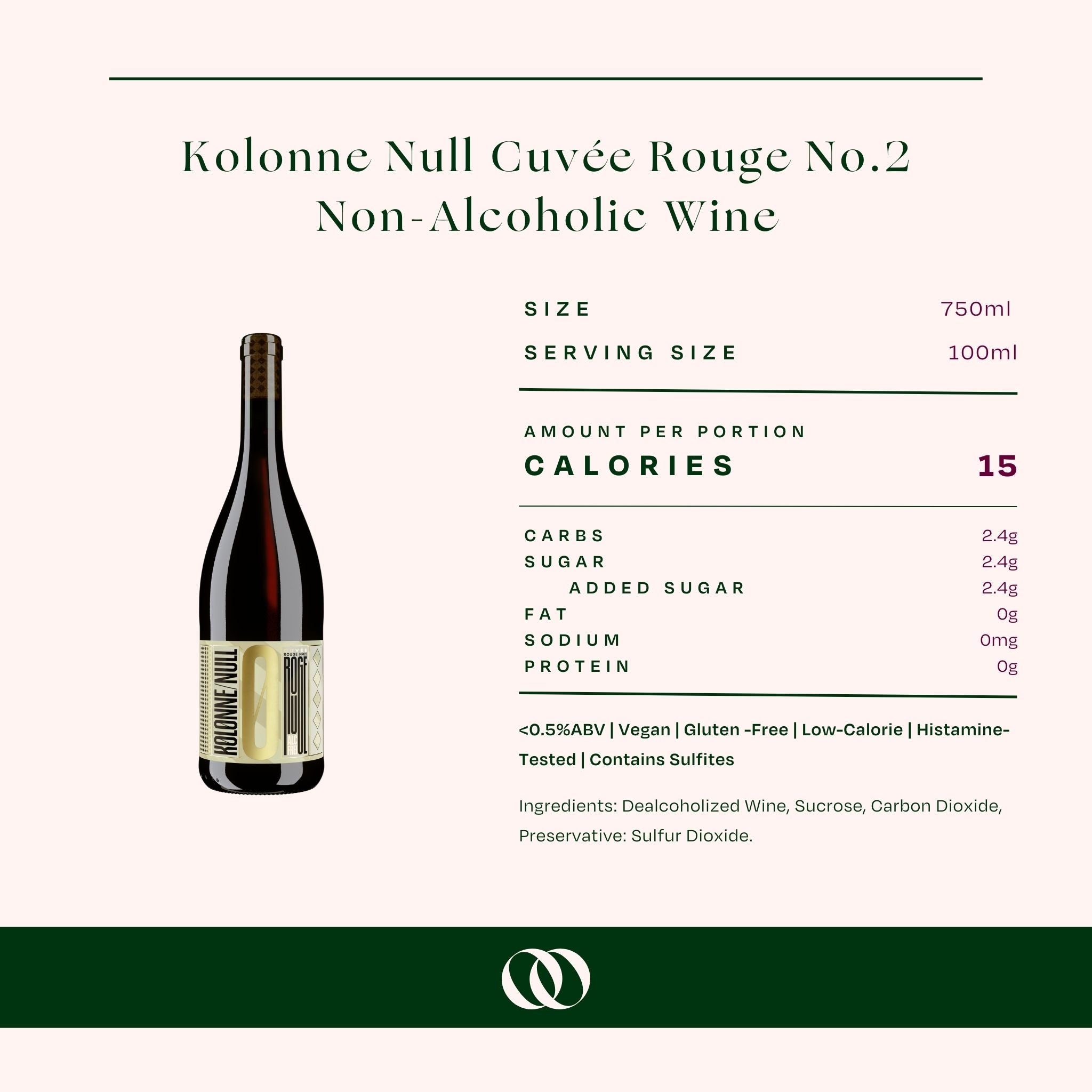 Kolonne Null CuvÃ©e Rouge No. 02 Non-Alcoholic Red Wine