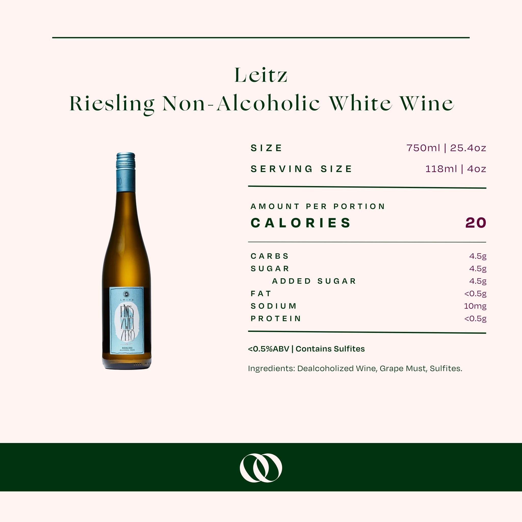 Leitz - Eins Zwei Zero Riesling Non-Alcoholic White Wine