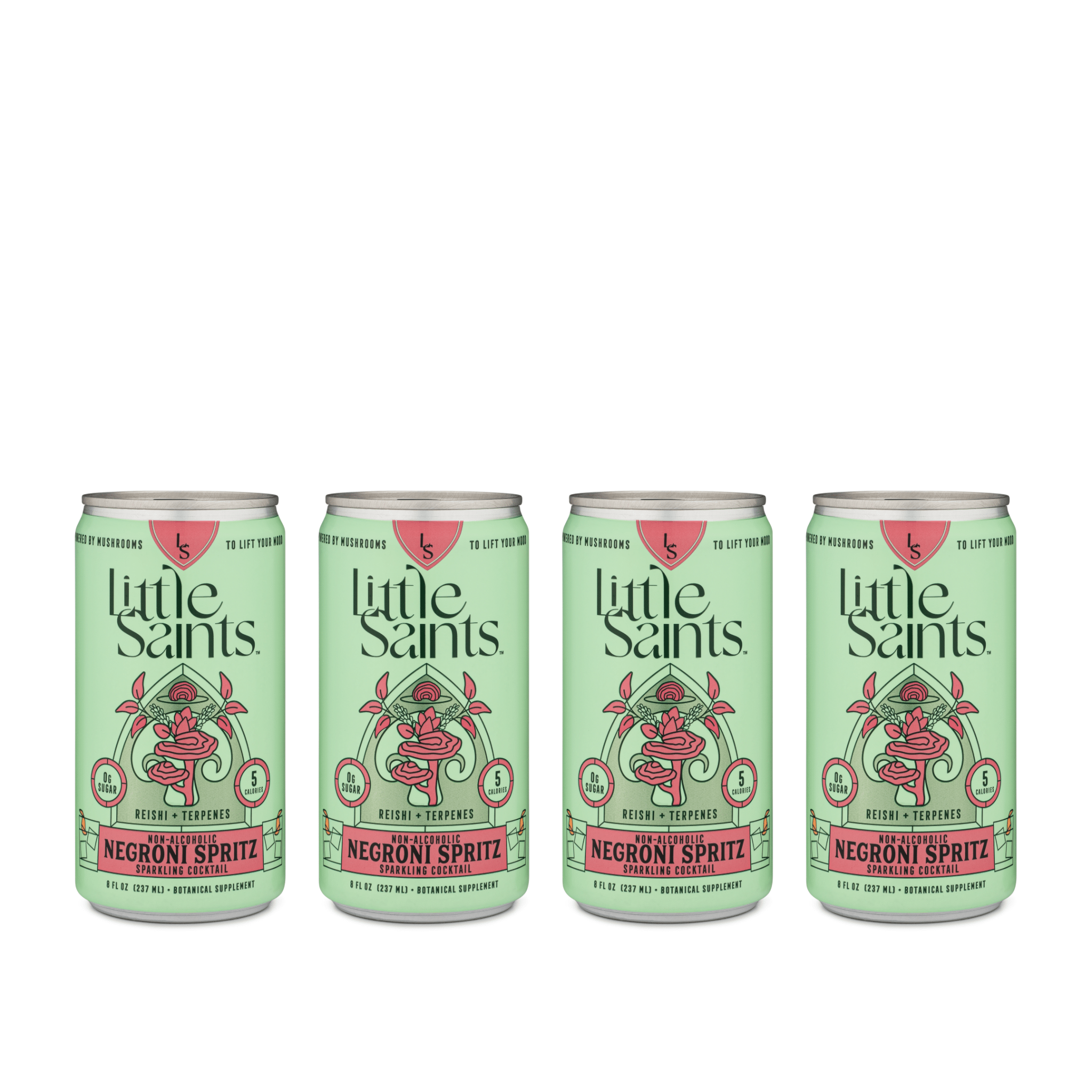 Little Saints Negroni Spritz Non-Alcoholic Cocktail (4 Pack)