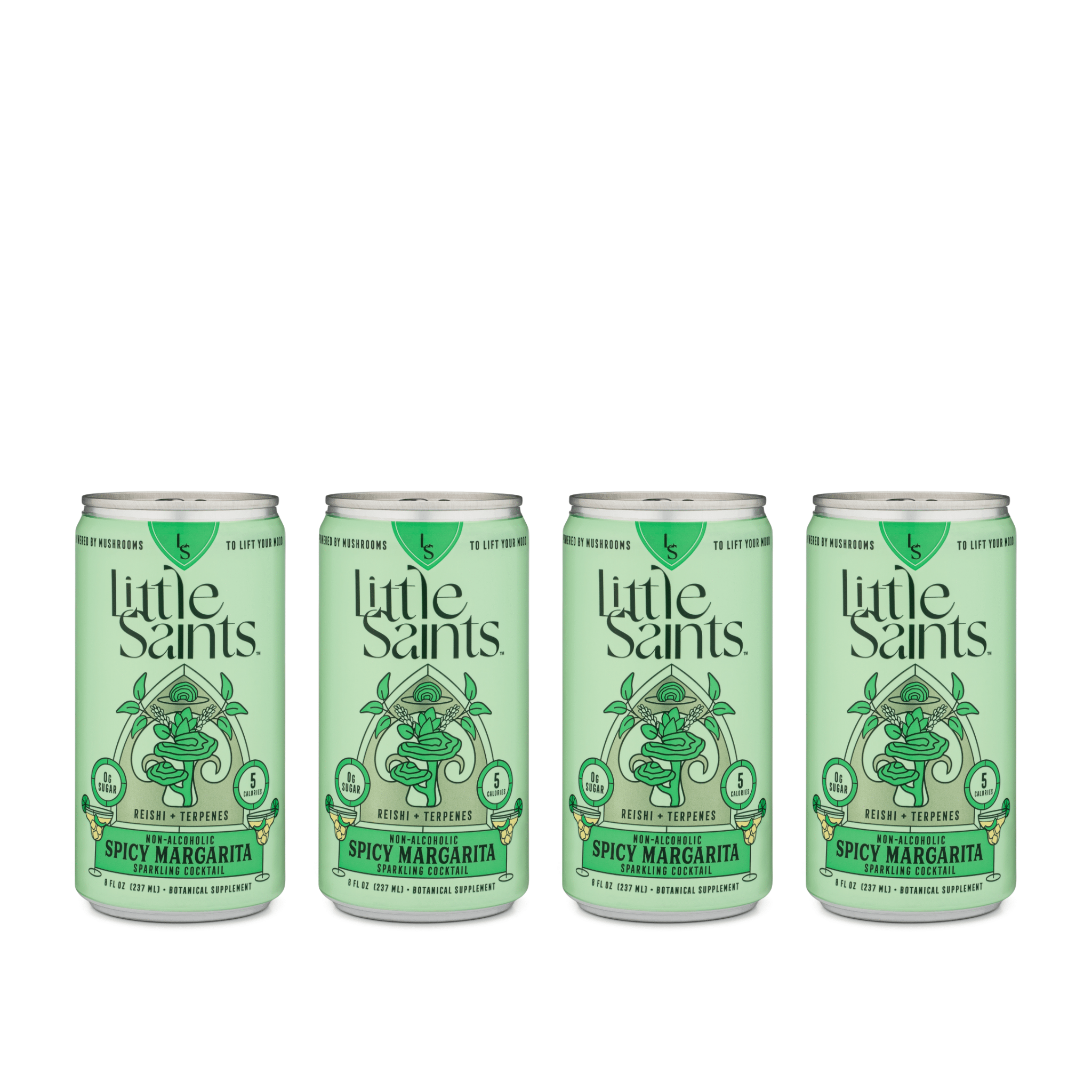 Little Saints Spicy Marg Non-Alcoholic Cocktail (4 Pack)