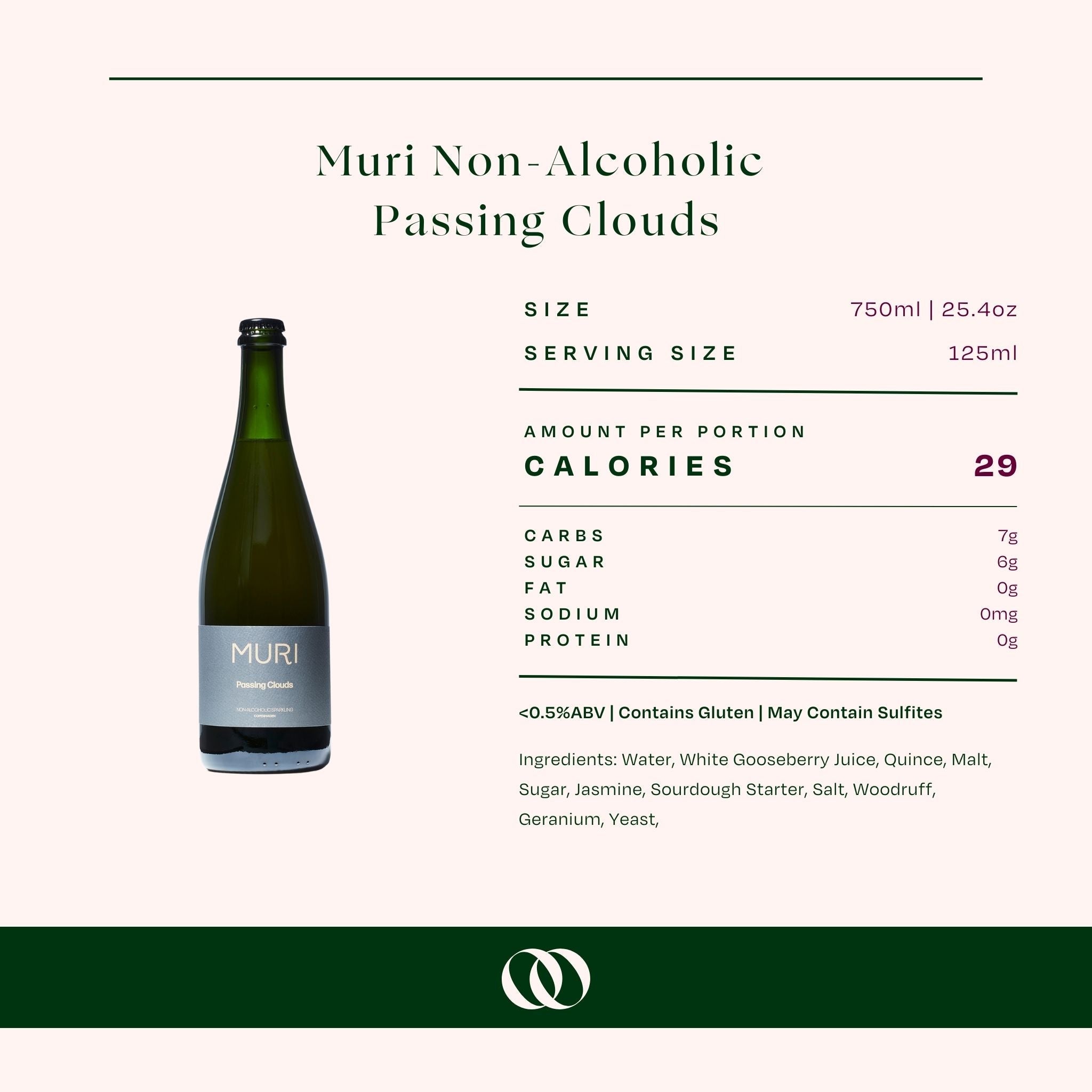 Muri - Non-Alcoholic Passing Clouds 750 ML