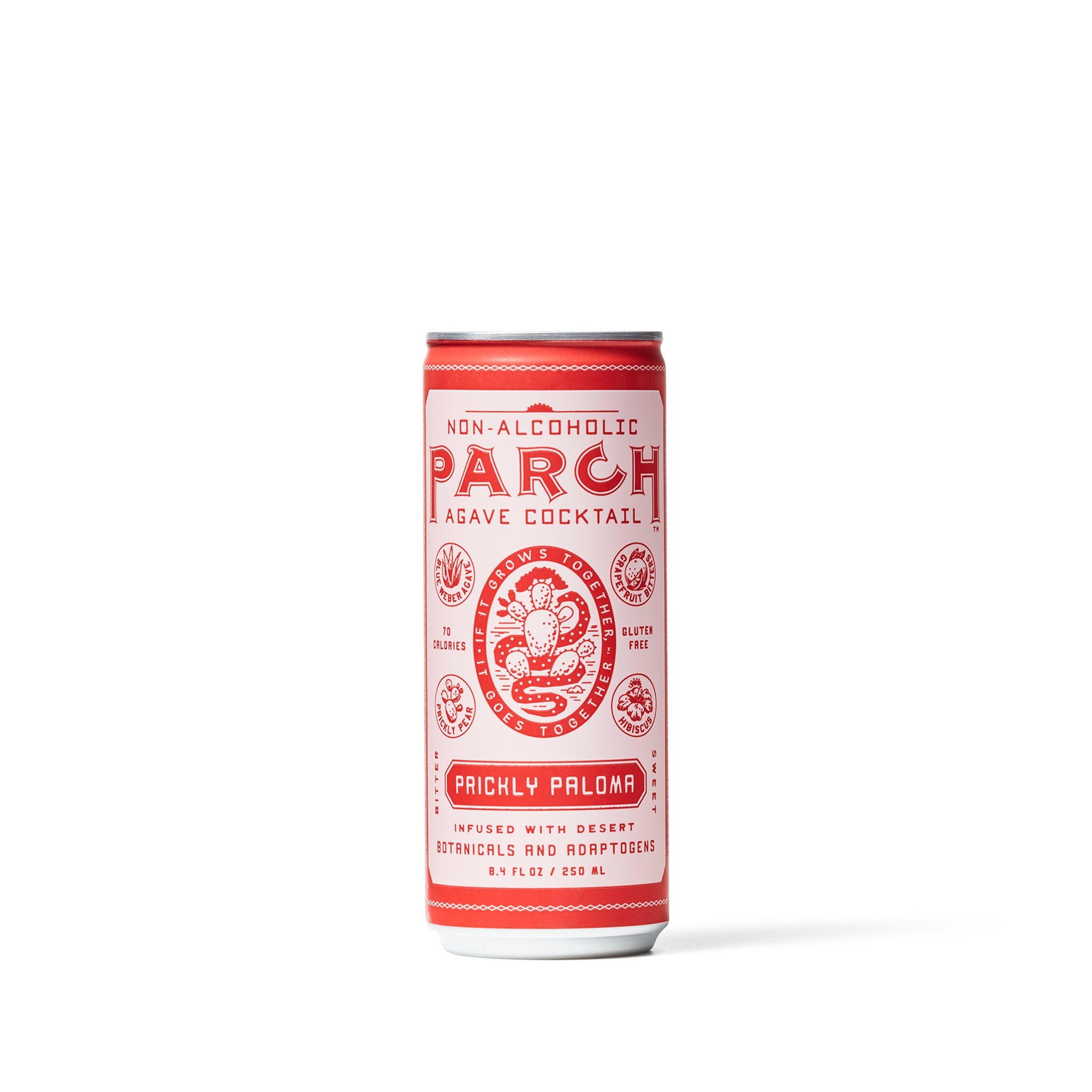 Parch - Prickly Paloma - Non-Alcoholic Beverage - 250 ml 4-pack