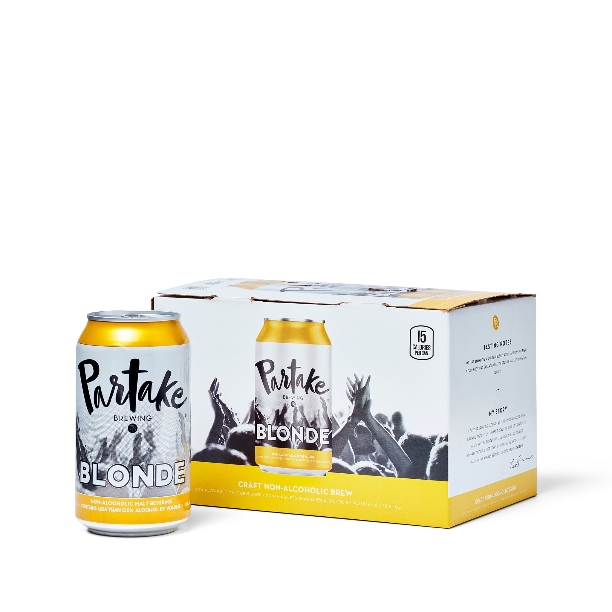 Partake Blonde - Non-Alcoholic Beer (6 Pack)