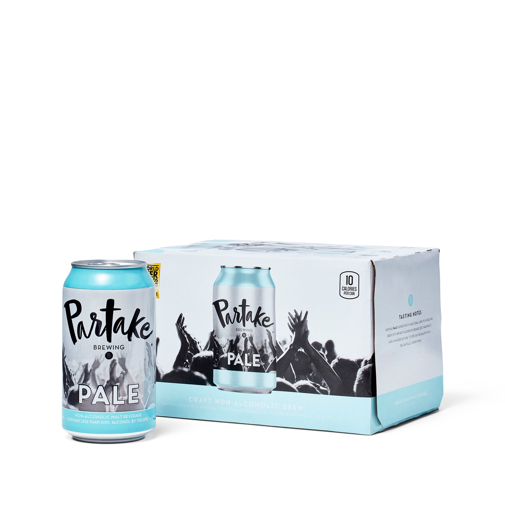 Partake Pale Ale - Non-Alcoholic Beer (6 Pack)